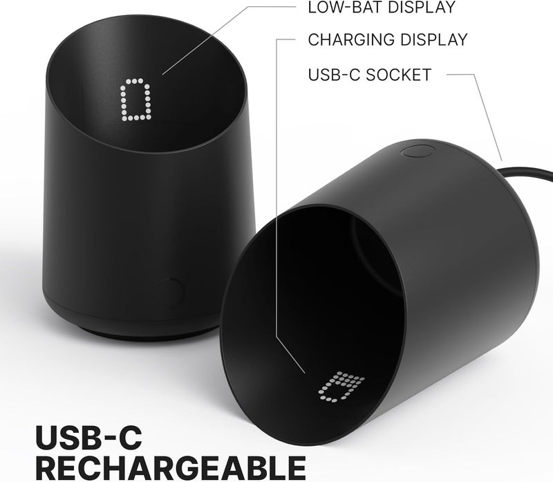 subminimal Subscale Digital Dosing Cup with LED Display – Sleek & Precise Scale - Dosing & Brewing Accessories, Measures Coffee Grounds for Espresso - Black - Image 3